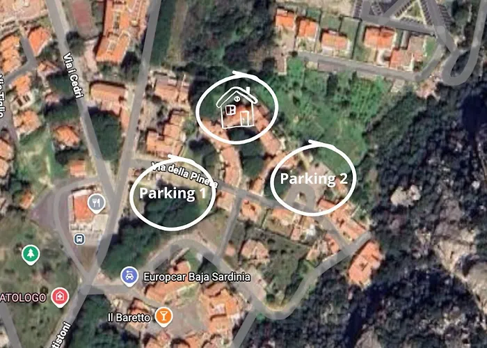 Apartman C - 200 Mt Dal Mare - 6 Ospiti - Veranda E Wifi - Centro Baja Sardinia